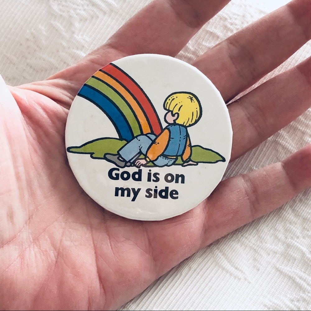 1970 promo pin for Tony Christie song